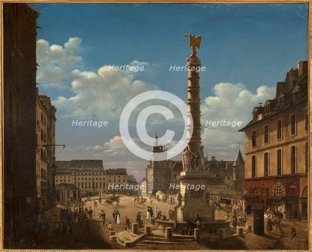 La Fontaine du Palmier in the Place du Châtelet.