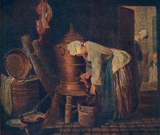La Fontaine (The Water Cistern), c1733, (1911). Artist: Jean-Simeon Chardin
