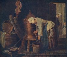 La Fontaine (The Water Cistern), c1733, (1911). Artist: Jean-Simeon Chardin