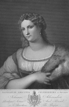 La Fornarina c1814. Creator: Raphael Morghen