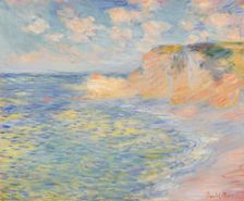 La Falaise d'Amont, 1885. Creator: Claude Monet