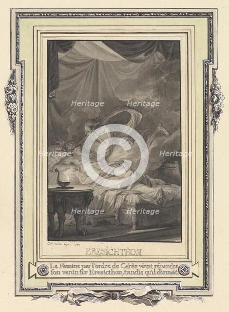 La Famine par l'ordre de Ceres ..., 1767. Creator: Jean-Michel Moreau.