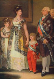 La Familia de Carlos IV (Grupo central) (The Family of Charles IV), 1800, (c1934). Artist: Francisco Goya