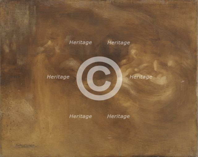 La Famille, d'après Eugène Carrière, 1908. Creator: Daniel Charles Marie Mordant.
