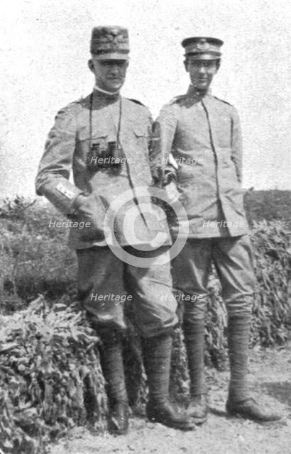 'La famille du duc d'Aoste en France; le duc d'aoste et son second fils, le prince Aimon', 1916. Creator: Unknown.