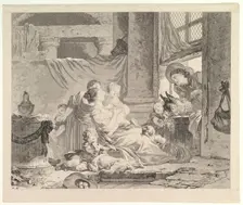La Famille du Fermier.n.d. Creators: Antoine Louis Romanet, Clement Pierre Marillier