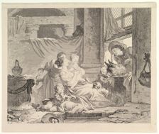 La Famille du Fermier.n.d. Creators: Antoine Louis Romanet, Clement Pierre Marillier