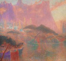 La fantaisie orientale (Oriental fantasy), 1921. Creator: Lucien Lévy-Dhurmer