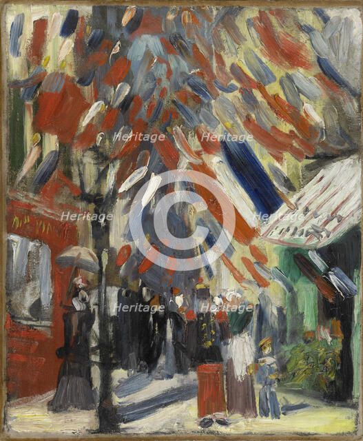La Fête du 14 juillet à Paris (14 July in Paris), 1886. Creator: Gogh, Vincent, van (1853-1890).