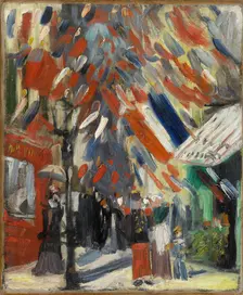 La Fête du 14 juillet à Paris (14 July in Paris), 1886. Creator: Gogh, Vincent, van (1853-1890)