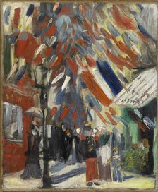 La Fête du 14 juillet à Paris (14 July in Paris), 1886. Creator: Gogh, Vincent, van (1853-1890)