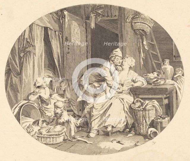 La Félicité villageoise, 1784. Creator: Nicolas Delaunay.