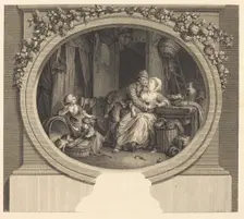 La Félicité villageoise, 1784. Creator: Nicolas Delaunay