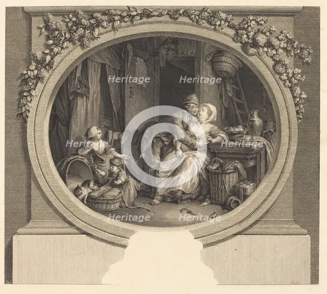 La Félicité villageoise, 1784. Creator: Nicolas Delaunay.
