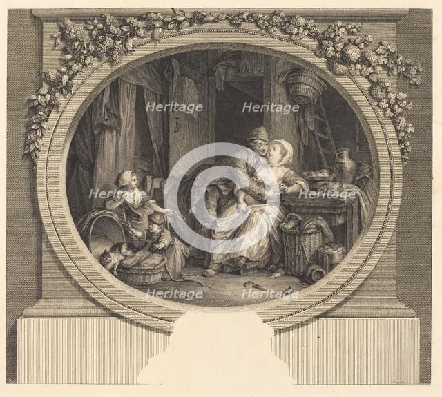 La Félicité villageoise, 1784. Creator: Nicolas Delaunay.