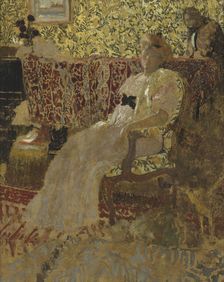 La femme au fauteuil (Misia Natanson) , 1896. Creator: Vuillard, Édouard (1868-1940)