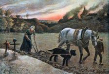 La Femme aux Champs 1915. Artist: H Mouren