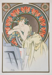 La Femme aux Coquelicots , 1898. Creator: Mucha, Alfons Marie (1860-1939)