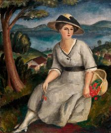 La femme en gris, . Creator: Robert; Paul Théophile (1879-1954)