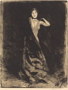 La Femme (frontispiece), c. 1886. Creator: Paul Albert Besnard