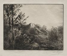 La ferme de valoux. Creator: Alphonse Legros (French, 1837-1911)