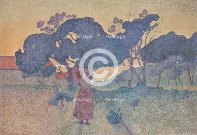 La Ferme (Soir), 1893. Creator: Cross, Henri Edmond (1856-1910).