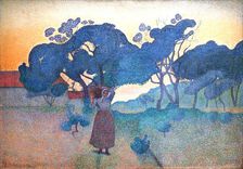 La Ferme (Soir), c.1892-1893. Creator: Cross, Henri Edmond (1856-1910)