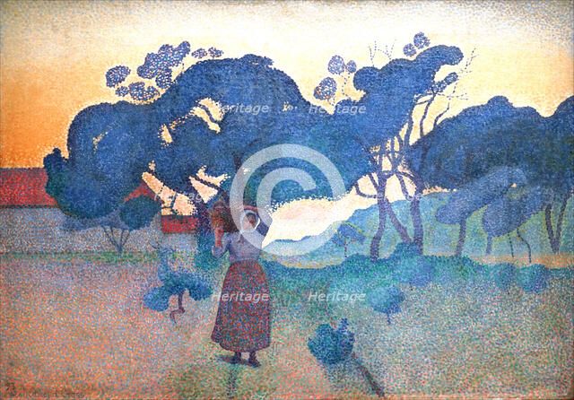 La Ferme (Soir), c.1892-1893. Creator: Cross, Henri Edmond (1856-1910).