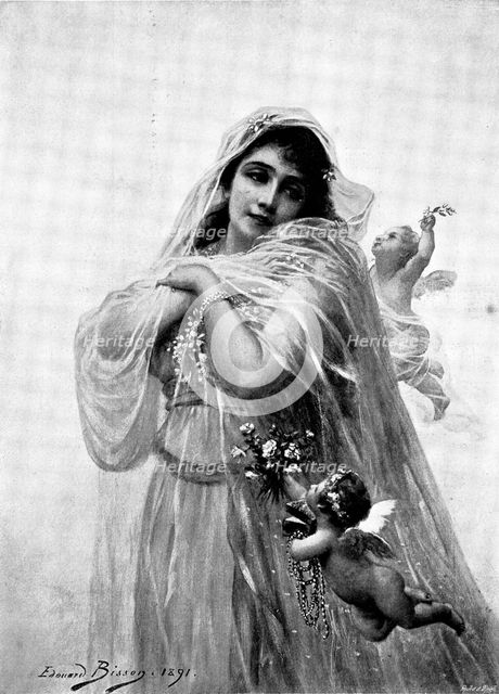 "La Fiancée", 1895. Creator: Andre & Sleigh.