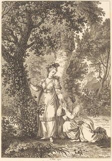La fiancee du roi de Garbe: L'arbre. Creator: Louis Michel Petit