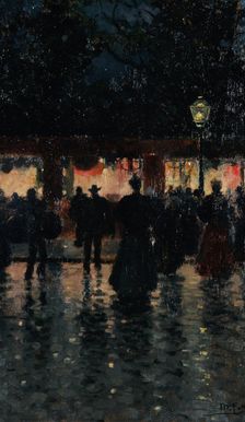 La fiera dei morti (The Fair of the Dead), 1914. Creator: Catti, Michele (1855-1914)