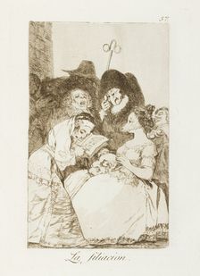 La filiacion.; Los Caprichos, pl.57, 1799. Creator: Francisco Goya