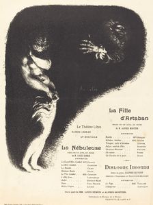 La Fille d'Artaban; La Nébuleuse; Dialogue inconnu, 1896. Creator: Louis Anquetin