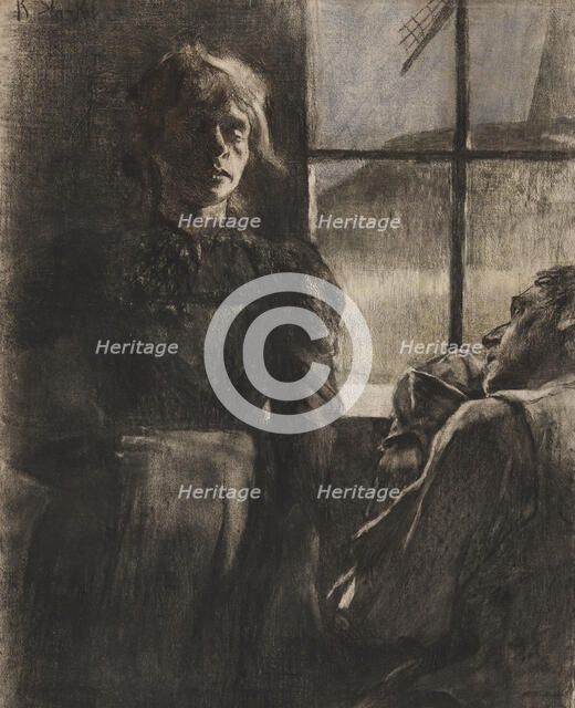 "La fille de l'aveugle". Creator: Konrad Starke.