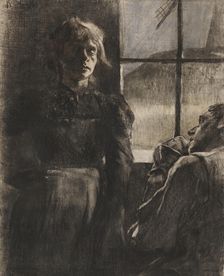 "La fille de l'aveugle". Creator: Konrad Starke