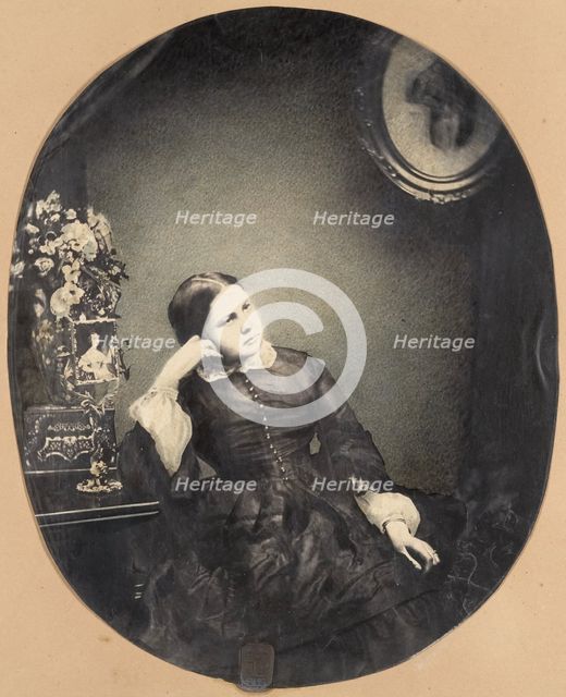 La fille de mon ami de Lille, 1856. Creator: Louis-Pierre-Théophile Dubois de Nehaut.