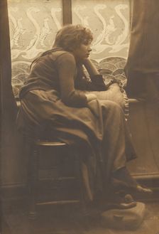 La Fille du Pecheur (The Fisherman's Daughter), about 1900. Creator: Frank Meadow Sutcliffe