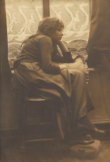 La Fille du Pecheur (The Fisherman's Daughter), about 1900. Creator: Frank Meadow Sutcliffe