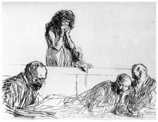 La Fille-mere c1870-1930 (1924). Artist: Jean Louis Forain