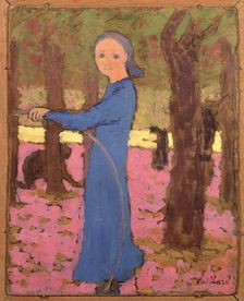 La fillette au cerceau, ca 1891. Creator: Vuillard, Édouard (1868-1940)