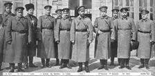 La Fin d'une Regime et d'un Regne; La suite au quartier general de Mohilev; a gauche..., 1917. Creator: Unknown