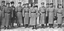 La Fin d'une Regime et d'un Regne; La suite au quartier general de Mohilev; a gauche..., 1917. Creator: Unknown