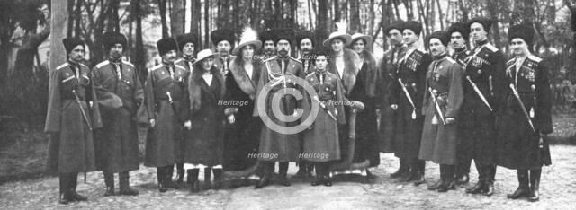 'La Fin d'une Regime et d'un Regne; Une des dernieres photographies de la famille imperiale..., 1917 Creator: Unknown.