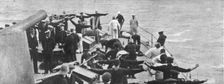 'La fin de L "Emden"; La captivite du personnel de "Emden" a bord du "Sydney" 1914. Creator: Unknown