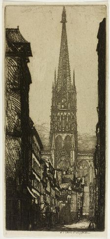 La Flêche, Rouen, 1903. Creator: Donald Shaw MacLaughlan