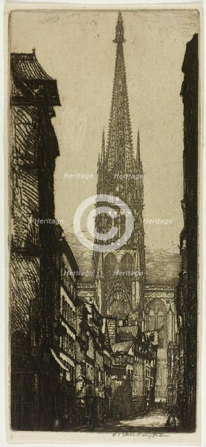 La Flêche, Rouen, 1903. Creator: Donald Shaw MacLaughlan.