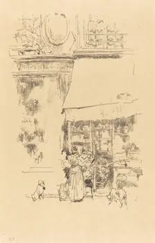 La Fruitière de la rue de Grenelle, 1894. Creator: James Abbott McNeill Whistler