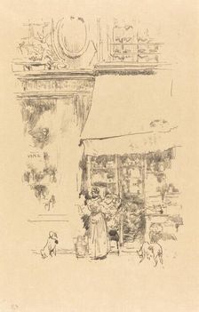 La Fruitière de la rue de Grenelle, 1894. Creator: James Abbott McNeill Whistler