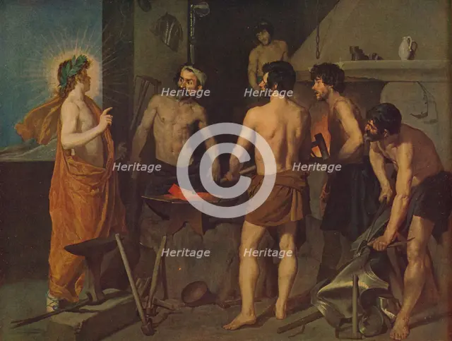 'La Fragua De Vulcano', (Apollo in the Forge of Vulcan), 1629, ( c1934). Artist: Diego Velasquez.