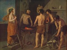 La Fragua De Vulcano (Apollo in the Forge of Vulcan), 1629, ( c1934). Artist: Diego Velasquez